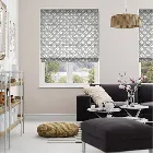 Snowdrop Dovegrey Roman Blind