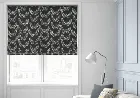 Scandi Sprig Noir - Roman Blind