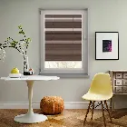 Zambezi 25mm Auburn Real Wood Perfect Fit Blind