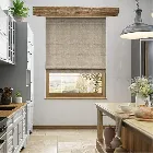 Linen Hopsack Roman Blind