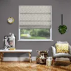Harper Chrome Roman Blind