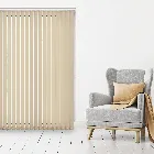 Unishade Blackout Fr Light Cream 89mm Vertical Blind