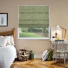 Galaxy Plantation Green Roman Blind
