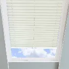 Infusion Solar Cream Pleated Skylight Blind
