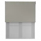 Amor Antique Steel With Haze Soft Grey Double Roller Blind
