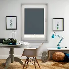 Unishade Blackout Fr Navy Blue Perfect Fit Roller Blind