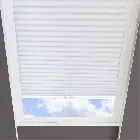 Hive Plain Cellular White Pleated Skylight Blind