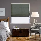 Orient Faux Silk Jade Green Roman Blind