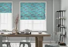 Flamingos Aqua - Roman Blind