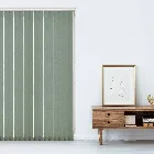 Canvas Celeste Blue 89mm Vertical Blind