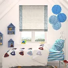 Chimera Purity Blue Roman Blind