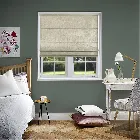 Crushed Velvet Pearl Roman Blind