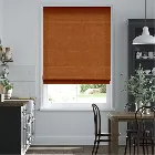 Paleo Linen Pumpkin Roman Blind