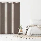 Splash Mushroom Brown 89mm Vertical Blind