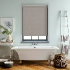 Metz Pvc Blackout Ash Grey Electric Roller Blind