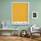 Unishade Blackout Fr Luna Yellow Roller Blind