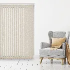 Luxari Pvc Blackout Cream 89mm Vertical Blind