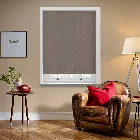 Unishade Blackout Fr Chocolate Brown Roller Blind