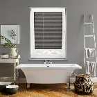 Mirabella Solar Crush Smoke Grey Solar/thermal Perfect Fit Pleated Blind