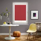 Bella Blackout Ruby Red Perfect Fit Roller Blind