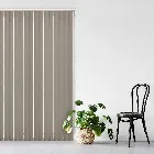 Bella Blackout Taupe Brown 89mm Vertical Blind