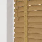 Fauxwood Grained Desert Oak With Camel Tapes Blind