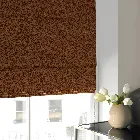 Hexham Rust Roman Blind - Blackout Lining