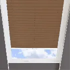 Infusion Solar Coffee Pleated Skylight Blind