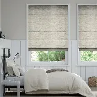 Ahisma Luxe Faux Silk Oyster Roman Blind
