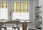 Guarda Stripe Ochre - Roman Blind