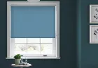 Rimini (Blackout) Bluebell - Roller Blind
