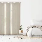 Splash Ivory Off-white 89mm Vertical Blind