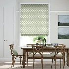 Button Spot Aloe Roman Blind