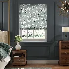Madelyn Velvet Noir Grey Roman Blind