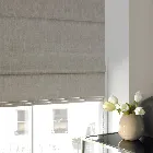 Stamford Ecru Roman Blind - Blackout Lining
