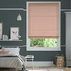 Bijou Linen Blush Pink Roman Blind