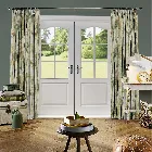 Silver Birch Orchid Curtain