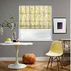 Spotty Ochre Yellow Roman Blind