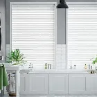 Classics Simply White Faux Wood Blind - 50mm Slat