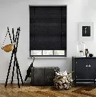 Turin 25mm Gemstone Jet Black Aluminium Venetian