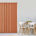 Bella Blackout Tango Orange 89mm Vertical Blind