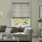 Ahisma Luxe Faux Silk Mink Roman Blind