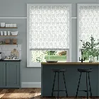 Elm Silver Roman Blind