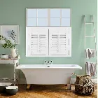 Caf Style Hampton Silk White Faux Wood Shutter