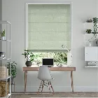 Paleo Linen Pastel Green Roman Blind