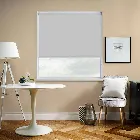 Genesis Plain Luxe Mid Grey Electric Roller Blind