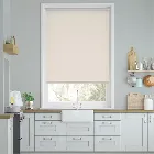 Chromium Thermal Blackout Putty Roller Blind