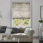 Crushed Velvet Light Bronze Roman Blind