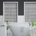 Metropolitan Iron & Cool Grey Wooden Blind - 50mm Slat