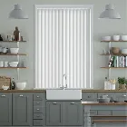 Clinton Ice White Vertical Blind